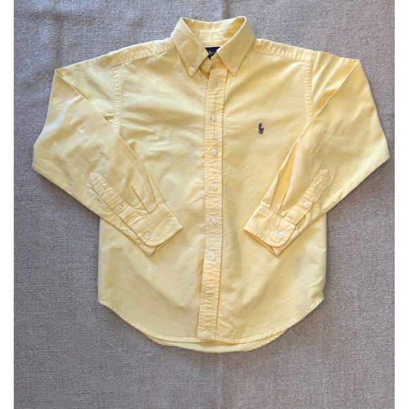 Boys Ralph Lauren Long Sleeve Button Down Shirt Bundle Size 8 Cotton - Picture 2 of 15